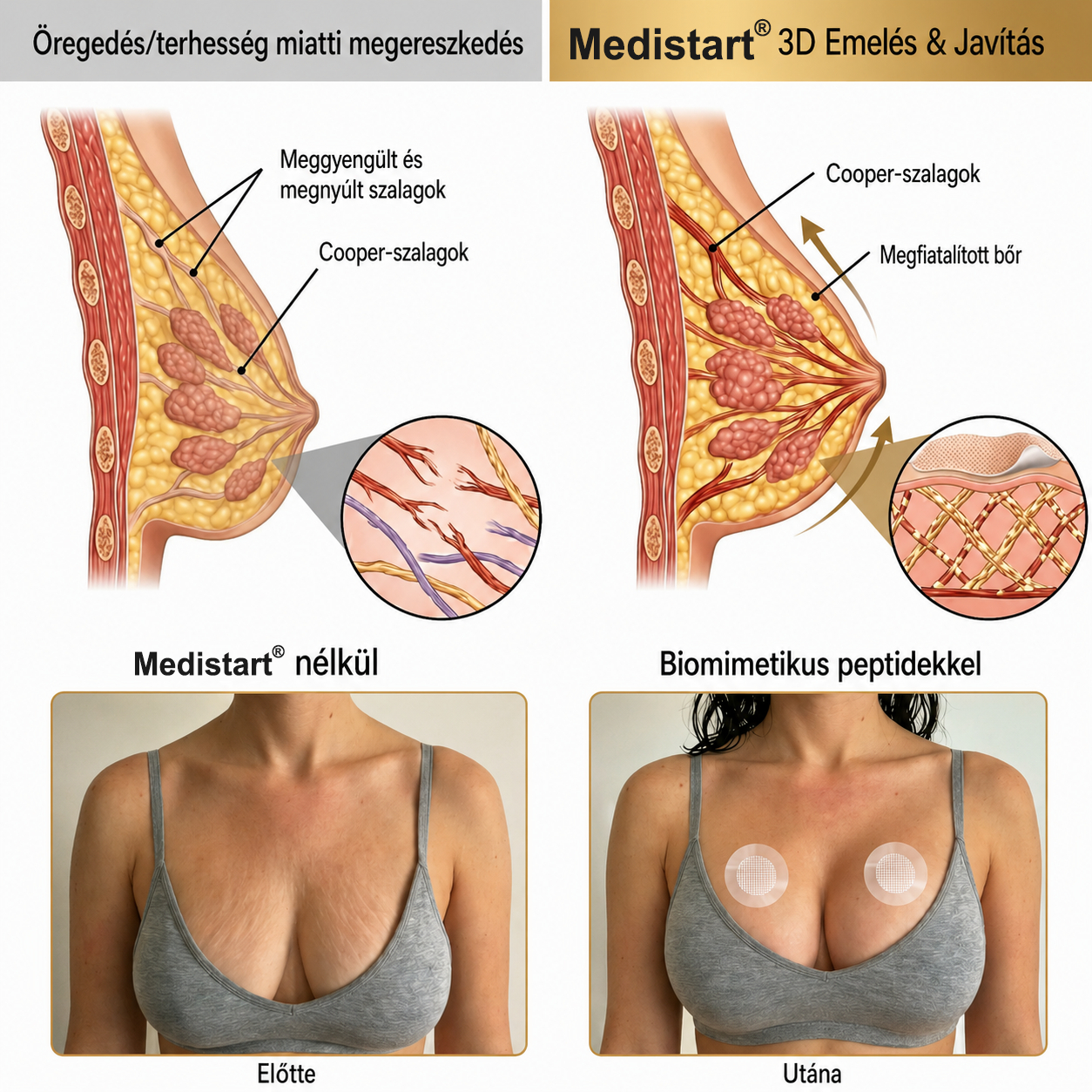 🚩🚩Medistart®🌷Célzott mellnagyobbításra szolgáló, fejlett nanomikrotűs tapasz