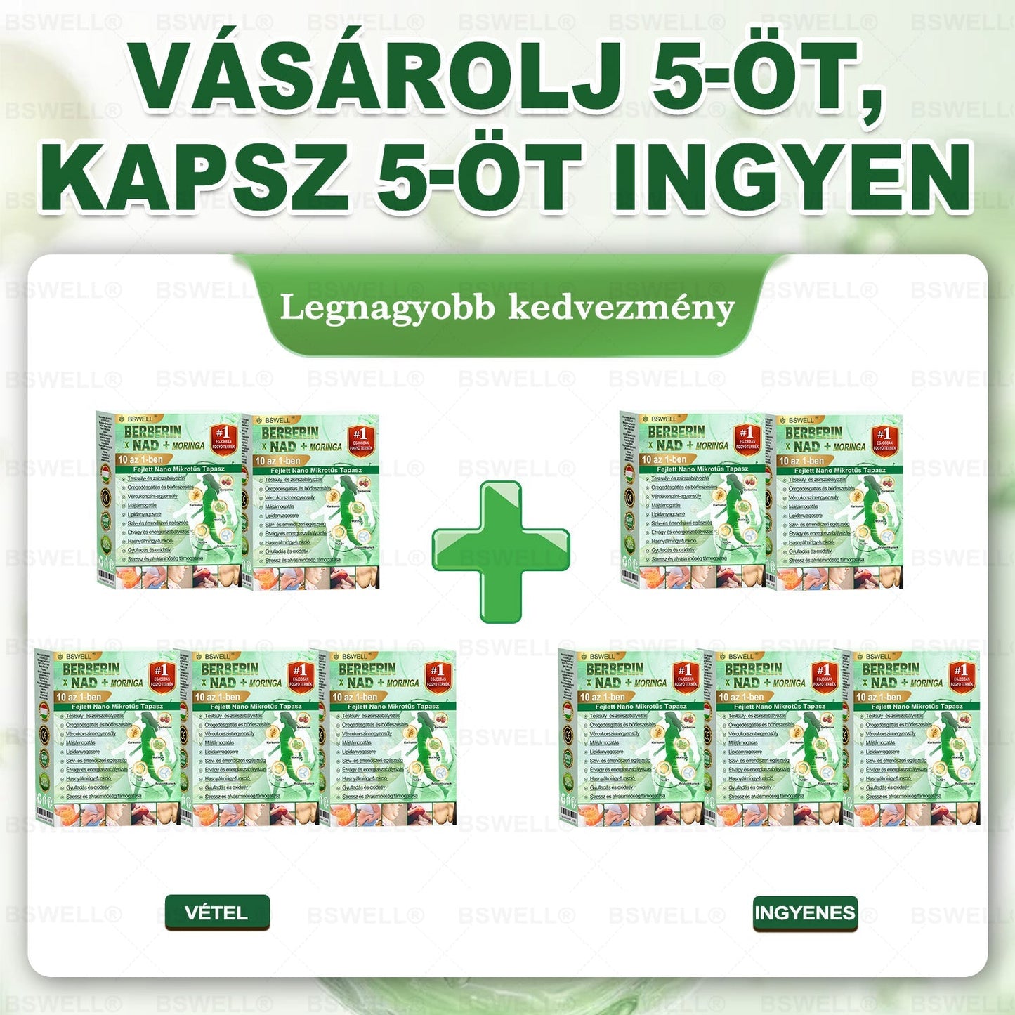 🍐BSWELL® Nano mikrotűs karcsúsító tapasz(Naponta egyszer, 28 napon belül érezhető változások) ✅Segíthet támogatni a testsúlykontrollt, a vércukor-egyensúlyt,az emésztést és az ízületek komfortérzetét.