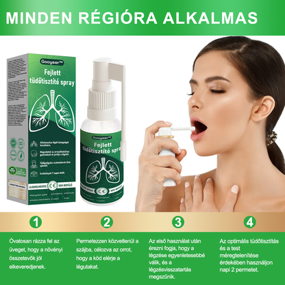 💚💚Gooyeer™ Fejlett Tüdőtisztító Spray - Tüdőspecialisták ajánlásával -CE tanúsítvánnyal rendelkezik