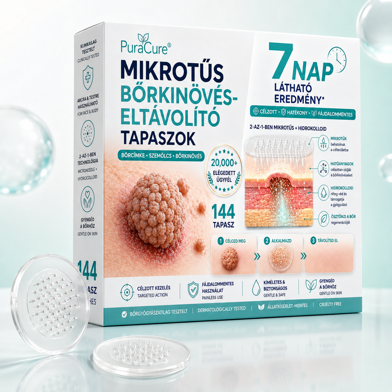 🌷𝐏𝐮𝐫𝐚𝐂𝐮𝐫𝐞® 𝐌𝐈𝐊𝐑𝐎𝐓Ű𝐒 𝐁Ő𝐑𝐊𝐈𝐍Ö𝐕É𝐒-𝐄𝐋𝐓Á𝐕𝐎𝐋Í𝐓Ó 𝐓𝐀𝐏𝐀𝐒𝐙𝐎𝐊 - ✅𝟕 𝐍𝐀𝐏𝐎𝐒 𝐂É𝐋𝐙𝐎𝐓𝐓 𝐄𝐋𝐓Á𝐕𝐎𝐋Í𝐓Á𝐒 𝐁Ő𝐑𝐍𝐘Ú𝐋𝐕Á𝐍𝐘𝐎𝐊, 𝐒𝐙𝐄𝐌Ö𝐋𝐂𝐒Ö𝐊 É𝐒 𝐊𝐈𝐄𝐌𝐄𝐋𝐊𝐄𝐃Ő 𝐁Ő𝐑𝐇𝐈𝐁Á𝐊 𝐄𝐋𝐋𝐄𝐍