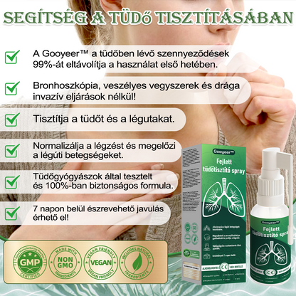 💚💚Gooyeer™ Fejlett Tüdőtisztító Spray - Tüdőspecialisták ajánlásával -CE tanúsítvánnyal rendelkezik