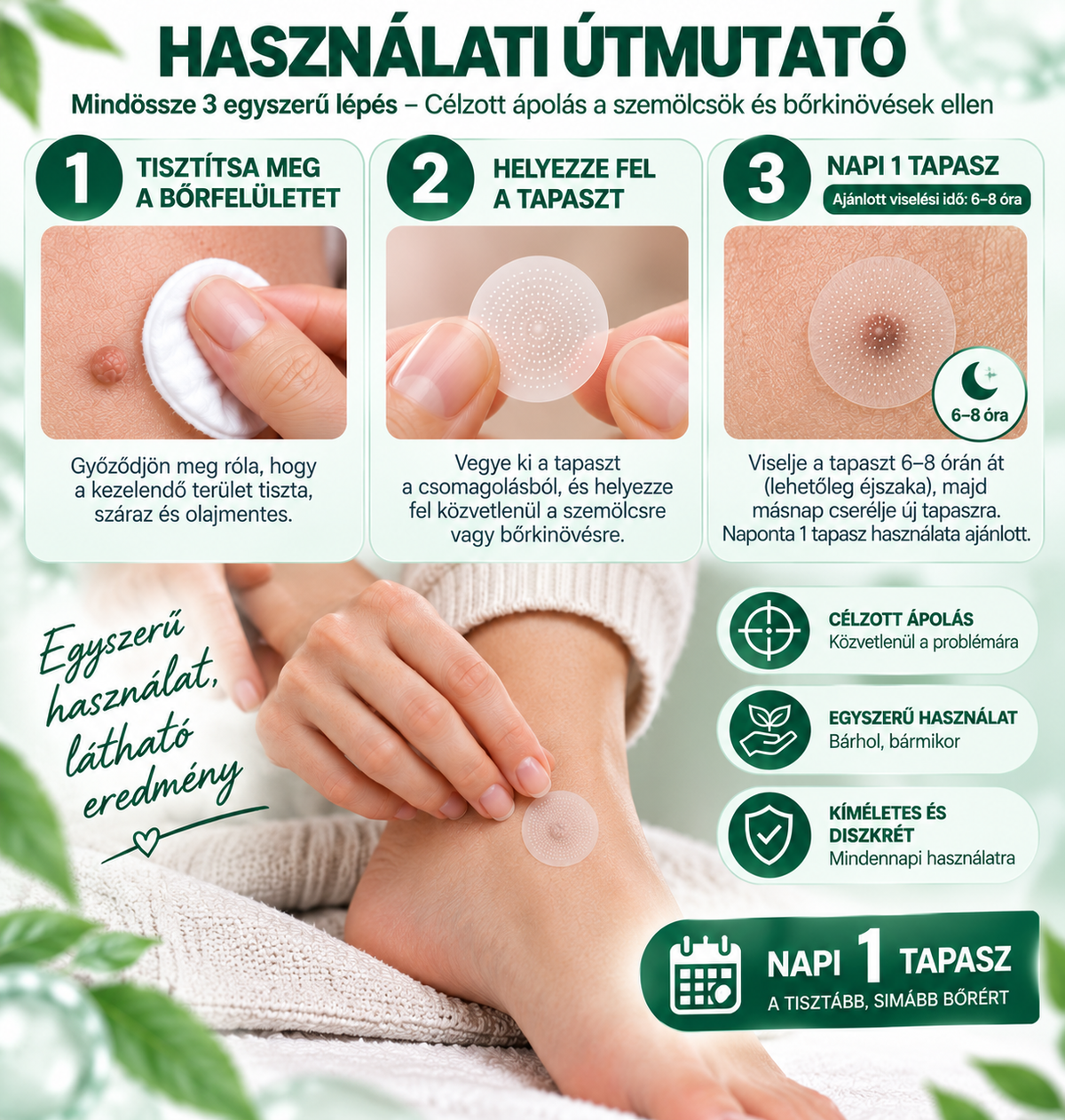 🌿𝐏𝐮𝐫𝐚𝐂𝐮𝐫𝐞® 𝐌𝐈𝐊𝐑𝐎𝐓Ű𝐒 𝐁Ő𝐑𝐊𝐈𝐍Ö𝐕É𝐒-𝐄𝐋𝐓Á𝐕𝐎𝐋Í𝐓Ó 𝐓𝐀𝐏𝐀𝐒𝐙𝐎𝐊 —𝟕 𝐍𝐀𝐏𝐎𝐒 𝐂É𝐋𝐙𝐎𝐓𝐓 𝐄𝐋𝐓Á𝐕𝐎𝐋Í𝐓Á𝐒 𝐁Ő𝐑𝐍𝐘Ú𝐋𝐕Á𝐍𝐘𝐎𝐊, 𝐒𝐙𝐄𝐌Ö𝐋𝐂𝐒Ö𝐊 É𝐒 𝐊𝐈𝐄𝐌𝐄𝐋𝐊𝐄𝐃Ő 𝐁Ő𝐑𝐇𝐈𝐁Á𝐊 𝐄𝐋𝐋𝐄𝐍