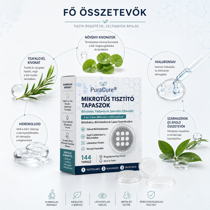 ✨✨✨ 2 az 1-ben mikrotűs és hidrokolloid tapasz🍀 | Kiálló anyajegyek, aknék, lapos szemölcsök és bőrnövedékek eltávolítására | Segít csökkenteni a ráncokat, hegeket és bőrhibákat | Láthatatlan tapasz az arcra és testre