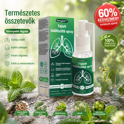 💚💚Gooyeer™ Fejlett Tüdőtisztító Spray - Tüdőspecialisták ajánlásával -CE tanúsítvánnyal rendelkezik