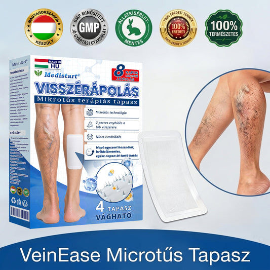 💙Medistart® Visszérápoló Mikrotűs Gondozó Tapasz ✅ Azonnali Megkönnyebbülés, Hosszú Távú Eredmények